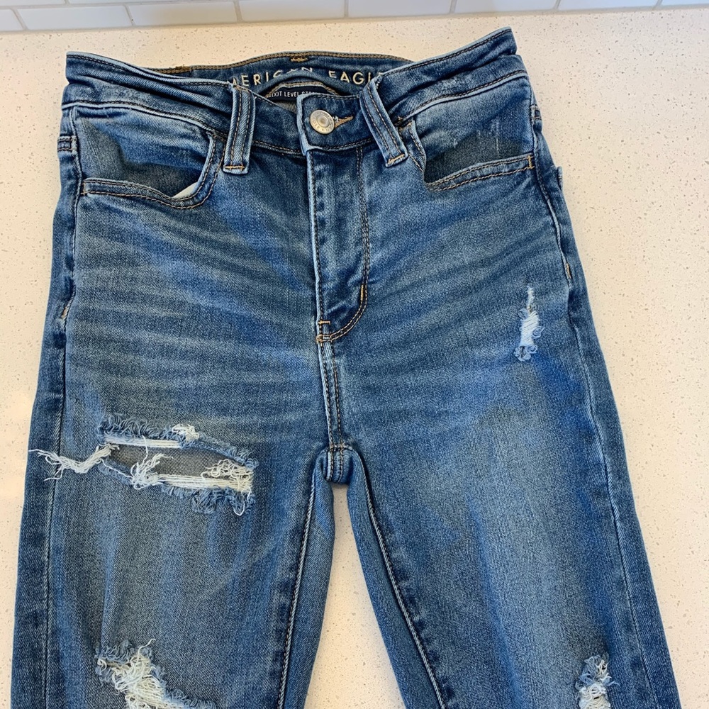 Ripped American Eagle Jeans